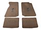 Lloyd Front and Rear Floor Mats with Cobra Logo; Parchment (94-98 Mustang Coupe)