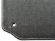 Lloyd Front and Rear Floor Mats with Black GT Logo; Gray (99-04 Mustang)