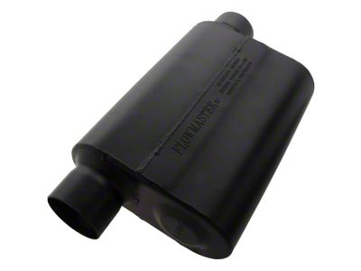 Flowmaster Super Flow 44 Series Offset/Same Side Out Oval Muffler; 3-Inch Inlet/3-Inch Outlet (Universal; Some Adaptation May Be Required)