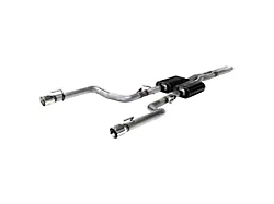 Flowmaster American Thunder Cat-Back Exhaust System with Polished Tips; Retains Active Exhaust Valves (15-23 6.2L HEMI Charger)