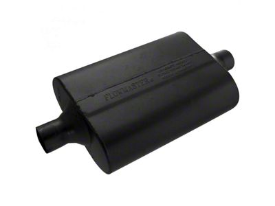 Flowmaster 40 Series Delta Flow Center/Center Oval Muffler; 2-Inch Inlet/2-Inch Outlet (Universal; Some Adaptation May Be Required)