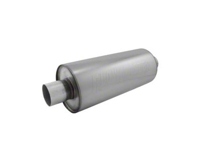 Flowmaster dBX Series Center/Center Bullet Style Muffer; 2.25-Inch (Universal; Some Adaptation May Be Required)