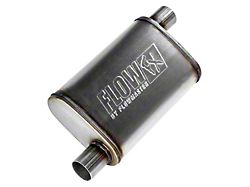 Flowmaster FlowFX Offset/Offset Oval Muffler; 2.25-Inch Inlet/2.25-Inch Outlet (Universal; Some Adaptation May Be Required)