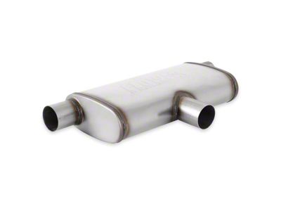 Flowmaster FlowFX Transverse Oval Muffler; 2.50-Inch Inlet/2.50-Inch Outlet (Universal; Some Adaptation May Be Required)