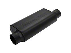 Flowmaster Resonator Muffler Offset/Offset; 2.50-Inch Inlet/2.50-Inch Outlet; 409 Stainless (Universal; Some Adaptation May Be Required)