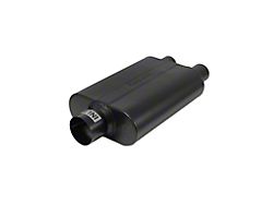 Flowmaster Super 44 Series Center/Dual Out Oval Muffler; 3-Inch Inlet/2.25-Inch Outlet (Universal; Some Adaptation May Be Required)