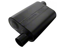 Flowmaster Super Flow 44 Series Offset/Offset Oval Muffler; 2.50-Inch Inlet/2.50-Inch Outlet (Universal; Some Adaptation May Be Required)