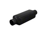Flowmaster Super HP-2 12-Inch Center/Center Oval Muffler; 2.25-Inch Inlet/2.25-Inch Outlet; 409 Stainless (Universal; Some Adaptation May Be Required)