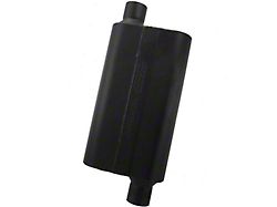 Flowmaster 50 Series Delta Flow Offset/Offset Oval Muffler; 2.25-Inch Inlet/2.25-Inch Outlet (Universal; Some Adaptation May Be Required)