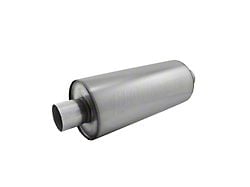 Flowmaster DBX Center/Center Round Muffler; 2-Inch Inlet/2-Inch Outlet (Universal; Some Adaptation May Be Required)