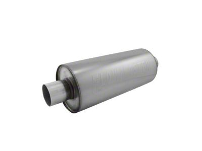 Flowmaster dBX Series Center/Center Bullet Style Muffer; 2.50-Inch (Universal; Some Adaptation May Be Required)