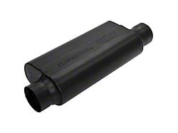 Flowmaster Resonator Muffler Offset/Offset; 2.50-Inch Inlet/2.50-Inch Outlet; 409 Stainless (Universal; Some Adaptation May Be Required)