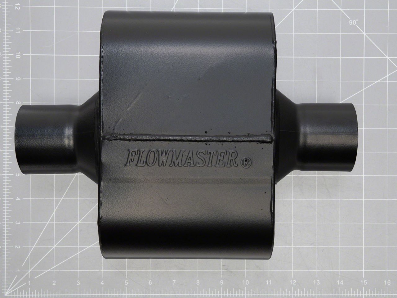 Flowmaster Challenger Super 10 Series Center/Center Oval Muffler