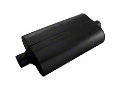 Flowmaster Super 50 Series Center/Center Oval Muffler; 2.50-Inch Inlet/2.50-Inch Outlet (Universal; Some Adaptation May Be Required)