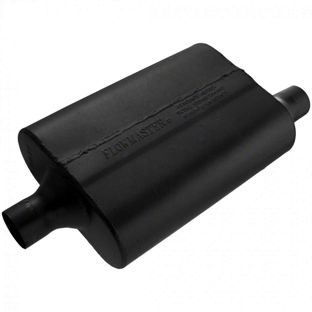 Flowmaster Charger 40 Series Delta Flow Center/Offset Oval Muffler; 2 ...