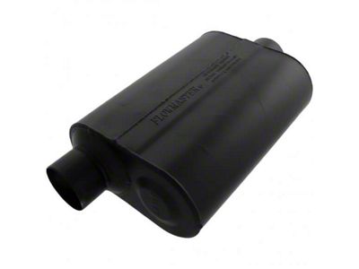 Flowmaster Super 40 Series Center/Offset Oval Muffler; 3-Inch Inlet/3-Inch Outlet (Universal; Some Adaptation May Be Required)