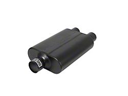 Flowmaster 40 Series Delta Flow Center/Dual Out Oval Muffler; 2.50-Inch Inlet/2.50-Inch Outlet (Universal; Some Adaptation May Be Required)