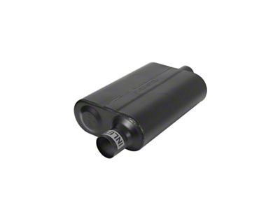Flowmaster 40 Series Delta Flow Offset/Center Oval Muffler; 2.25-Inch Inlet/2.25-Inch Outlet (Universal; Some Adaptation May Be Required)