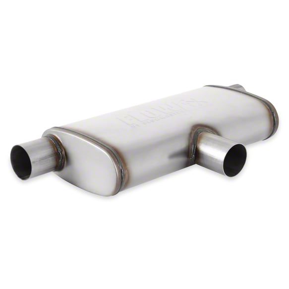 Flowmaster 71236 FlowFX Mufflers (Set Of 2) – 2.5" In/Out, Moderate Sound, 409 Stainless Steel