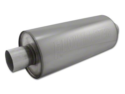 Flowmaster dBX Series Center/Center Bullet Style Muffler; 3-Inch Inlet/3-Inch Outlet (Universal; Some Adaptation May Be Required)