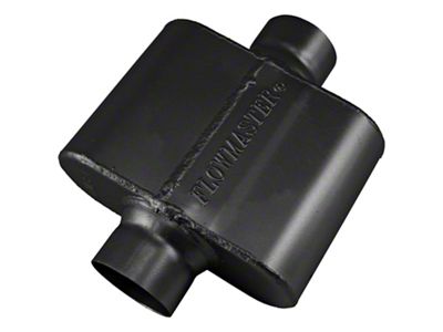 Flowmaster 10 Series Delta Force Center/Center Race Muffler; 2.50-Inch Inlet/2.50-Inch Outlet (Universal; Some Adaptation May Be Required)