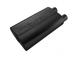 Flowmaster 80 Series Offset/Offset Same-Side-Out Oval Muffler; 2.50 Inlet/2.50 Outlet (Universal; Some Adaptation May Be Required)