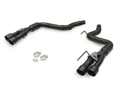Flowmaster Outlaw Axle-Back Exhaust System with Black Tips (2024 Mustang EcoBoost w/ Active Exhaust)
