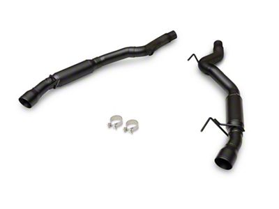 Flowmaster Outlaw Axle-Back Exhaust System with Black Tips (2024 Mustang EcoBoost w/o Active Exhaust)