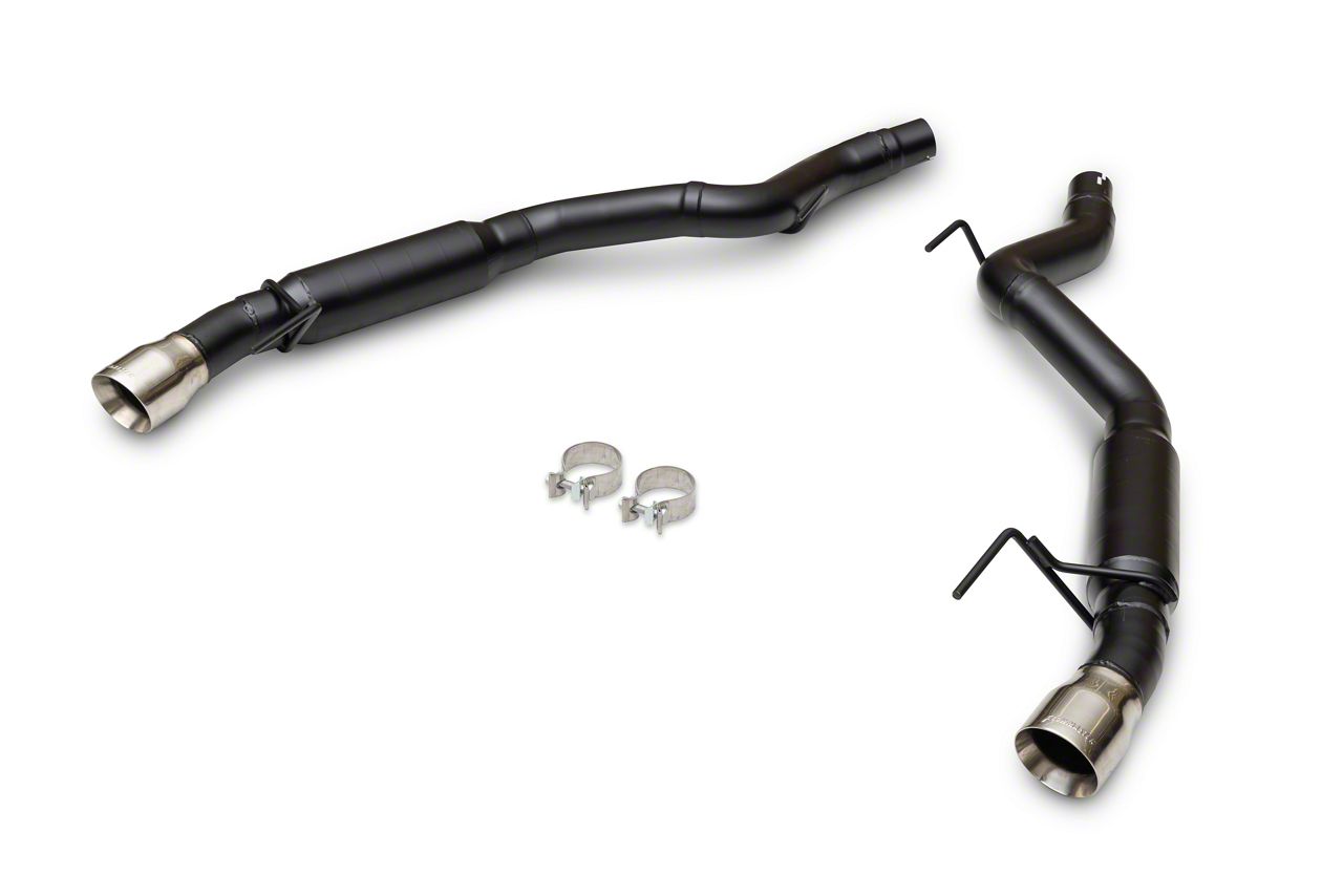 Flowmaster Outlaw Axle-Back Exhaust System with Polished Tips (2024 Mustang EcoBoost w/o Active Exhaust)