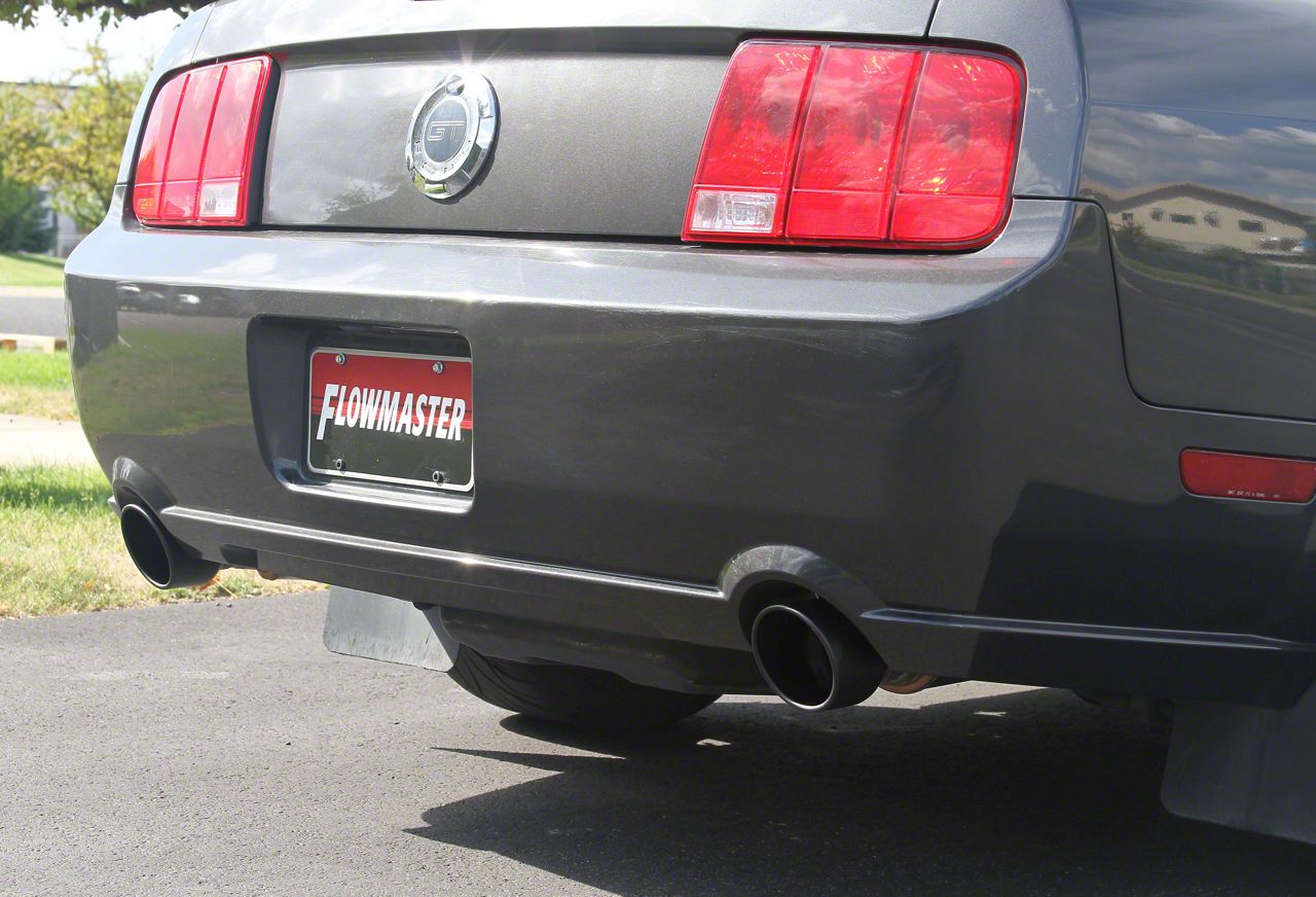 Flowmaster Flow FXマフラー 2005-2010マスタング Flowmaster Mustang FlowFX Axle-Back Exhaust with Black Tips 717827
