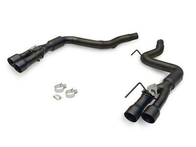 Flowmaster Outlaw Axle-Back Exhaust System with Black Tips (24-25 Mustang GT w/ Active Exhaust, Dark Horse)