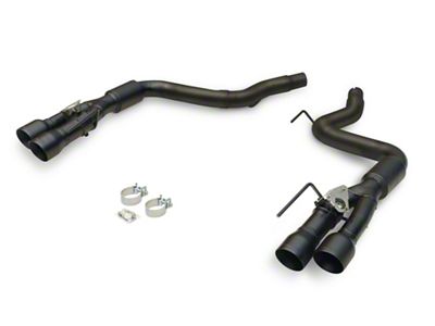 Flowmaster Outlaw Axle-Back Exhaust System with Black Tips (2024 Mustang GT w/ Active Exhaust, Dark Horse)