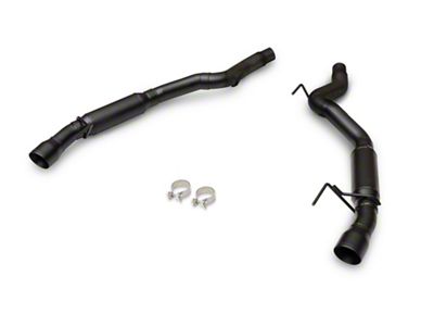 Flowmaster Outlaw Axle-Back Exhaust System with Black Tips (2024 Mustang GT w/o Active Exhaust)