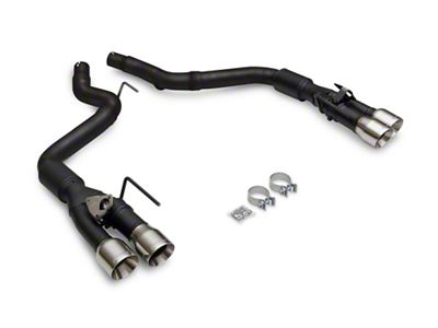 Flowmaster Outlaw Axle-Back Exhaust System with Polished Tips (24-25 Mustang GT w/ Active Exhaust, Dark Horse)