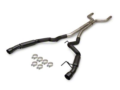 Flowmaster Outlaw Cat-Back Exhaust System with Black Tips (2024 Mustang GT Fastback w/o Active Exhaust)