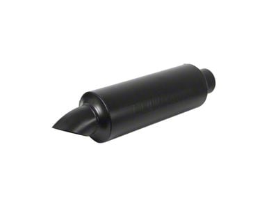 Flowmaster Pro Series 16-Inch Center/Center Round Muffler with Turn Down; 3.50-Inch Inlet/3.50-Inch Outlet (Universal; Some Adaptation May Be Required)