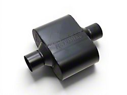 Flowmaster Super 10 Series Center/Center Oval Muffler; 2.50-Inch Inlet/2.50-Inch Outlet (Universal; Some Adaptation May Be Required)