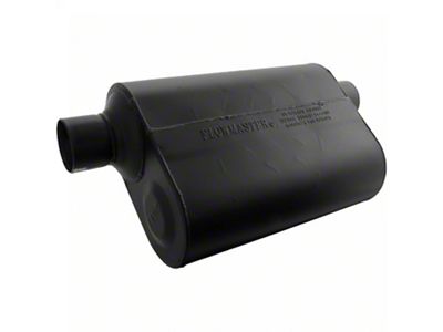 Flowmaster Super 40 Series Offest/Offset Oval Muffler; 2.50-Inch Inlet/2.50-Inch Outlet (Universal; Some Adaptation May Be Required)