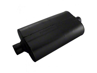 Flowmaster Super 50 Series Center/Center Oval Muffler; 2.50-Inch Inlet/2.50-Inch Outlet (Universal; Some Adaptation May Be Required)