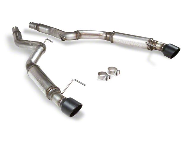 Flowmaster FlowFX Axle-Back Exhaust System with Black Tips (15-17 Mustang V6)