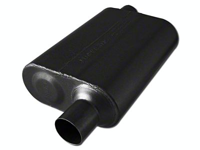 Flowmaster Original 40 Series Offset/Offset Oval Muffler; 2.25-Inch Inlet/2.25-Inch Outlet (Universal; Some Adaptation May Be Required)
