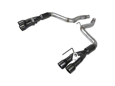 Flowmaster Outlaw Axle-Back Exhaust System with Black Tips (18-23 Mustang GT w/ Active Exhaust)