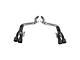 Flowmaster Outlaw Axle-Back Exhaust System with Black Tips (18-23 Mustang GT w/ Active Exhaust)