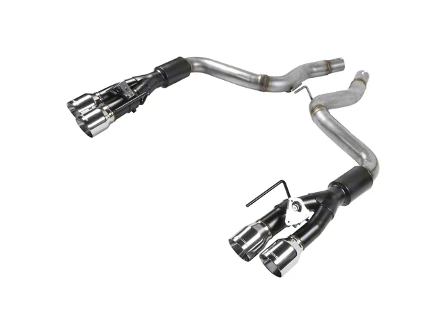Flowmaster Outlaw Axle-Back Exhaust System with Polished Tips (18-23 Mustang GT w/ Active Exhaust)