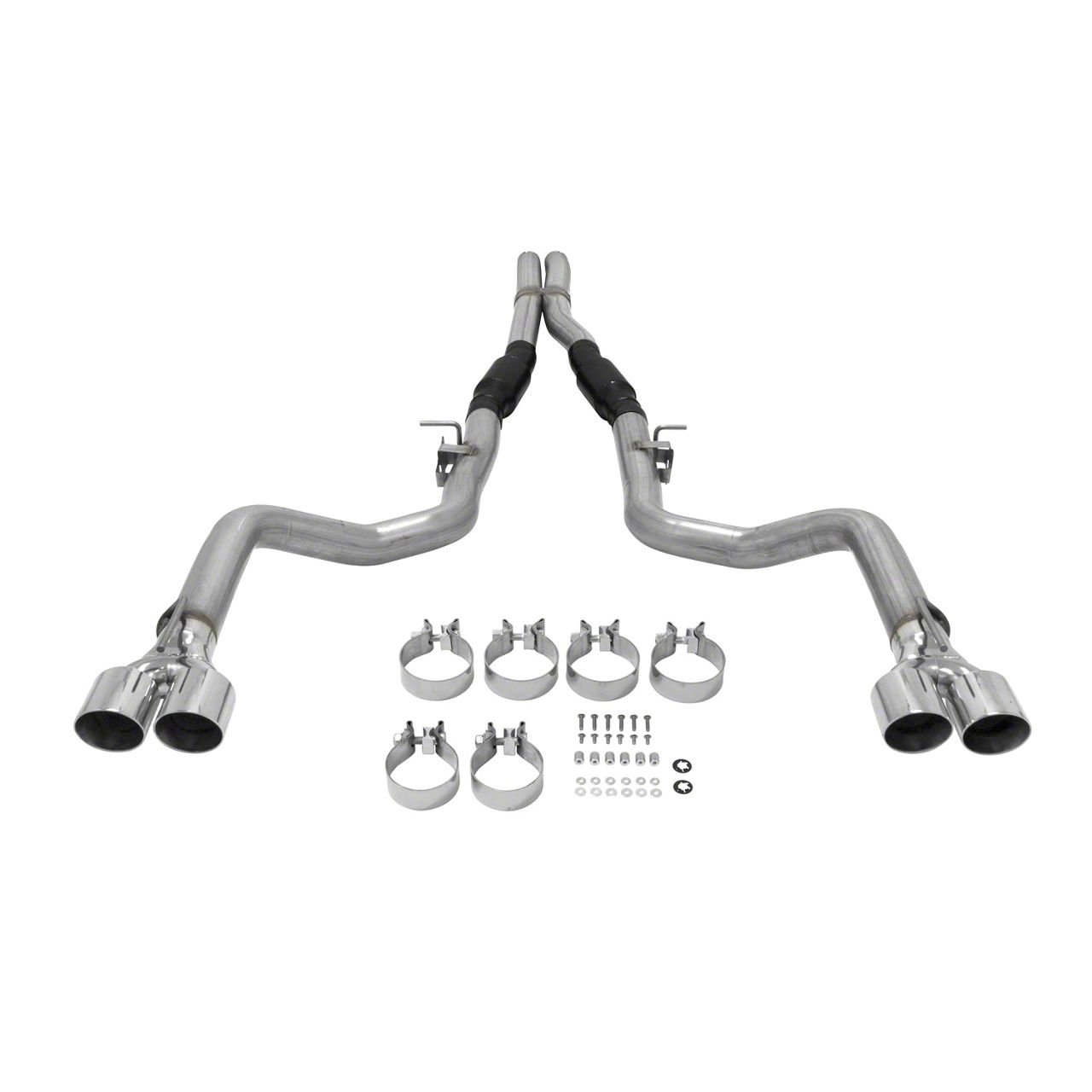 FLOW master ダッジチャレンジャー Flowmaster Challenger Outlaw Cat-Back Exhaust CH1690 (15-23 6.4L