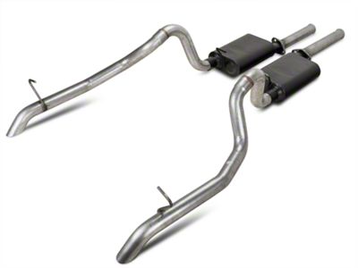 Flowmaster American Thunder Cat-Back Exhaust System; Stainless Steel (87-93 Mustang GT)