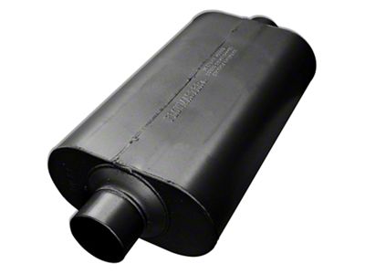 Flowmaster Super 50 Series Center/Center Oval Muffler; 3-Inch Inlet/3-Inch Outlet (Universal; Some Adaptation May Be Required)