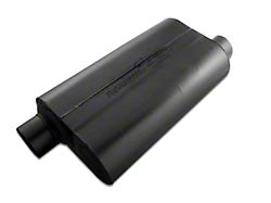 Flowmaster Super 50 Series Offset/Offset Oval Muffler; 3-Inch Inlet/3-Inch Outlet (Universal; Some Adaptation May Be Required)