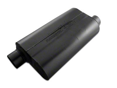 Flowmaster Super 50 Series Offset/Offset Oval Muffler; 3-Inch Inlet/3-Inch Outlet (Universal; Some Adaptation May Be Required)