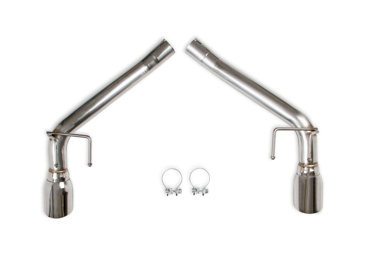 Flowtech Camaro Muffler Delete AxleBack Exhaust with Polished Tips